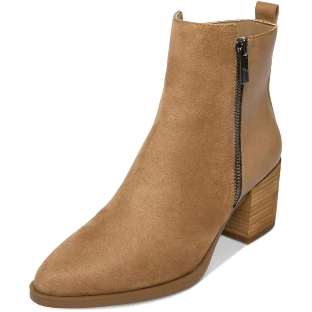 Madden Girl Winwood Ankle Boots Women Color Taupe Size 9.5